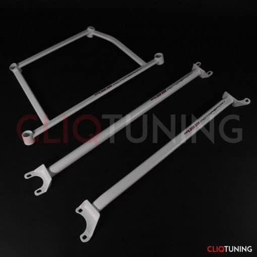 bmw e36 strut bars front rear and lower x brace