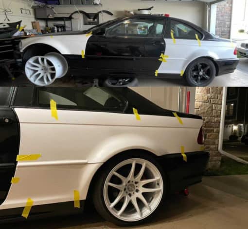 E46 COUPE REAR OVERFENDERS
