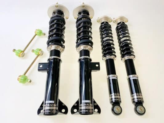 bmw e36 compact true rear br rh bc racing coilovers for drift an